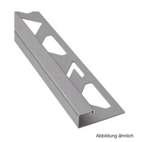 Quadratprofil Edelstahl gebürstet, 10 mm, Länge: 3 m