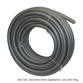 Rehau Universalrohr Rautitan stabil 16.2x2.6mm 4mm vorgedämmt, rund, 50m Ring