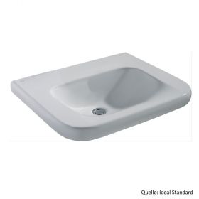 Ideal Standard Contour 21 Waschtisch 650 mm, unterfahrbar, ohne Hahnloch + Überlauf, weiss, S253401