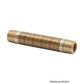 Rotguss Langnippel, Serie 3530, 3/8" x 40 mm