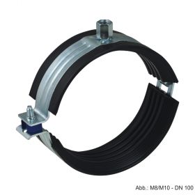 Geberit Silent-Pro Rohrschelle mit Gewindeanschluss, M10/M12 - DN 125