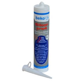 Beko Silicon pro4 Premium, neutralvernetzend, bahamabeige/eiche-hell