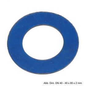 Flanschdichtung für PN 10/16, DN 15 - 22 x 50 x 2 mm