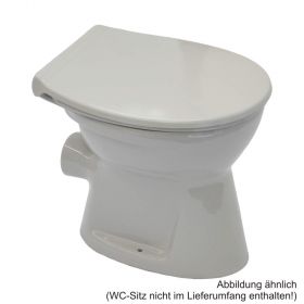 Stand-Flachspül-WC, Abgang waagerecht, Farbe "Manhattan"