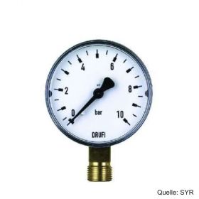 SYR Manometer für HWS-Flansch 2000 Plus G 1/4", 0-25 bar, 2000.00.907