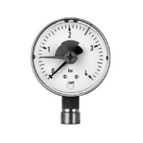 SYR Manometer für Heizungsanlagen, G 3/8", 0-4 bar, D.63 mm, senkrecht, 0013.10.000
