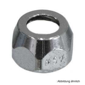 Quetschverschraubung 3/8" x 12 mm, verchromt