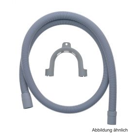 Waschmaschinen-Spiral-Ablaufschlauch- Garnitur PVC 3/4" x 150cm