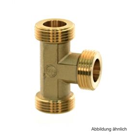 T-Stück mit AG, breite Ausführung 3/4"