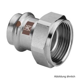 Viega Temponox Anschlussverschraubung mit IG, Modell 1763, 15 mm x 1/2"