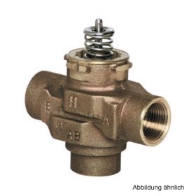 Honeywell Drei-Wege-Umschaltventil mit 3/4" IG, ohne Stellantrieb, VCZMH6000/U