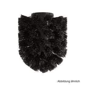 VIGOUR Bürstenkopf schwarz für Bürstengarnitur, D=77 mm