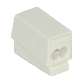 Wago 2-Leiter-Leuchtenklemme 0.5-2.5 mm², e+f, 2x1-2.5 mm² e, weiß 224112E