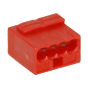 Wago Micro-Dosenklemme 0.6-0.8 mm² e, 4fach, rot 243804E