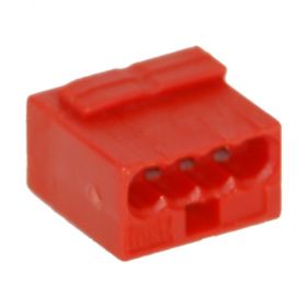Wago Micro-Dosenklemme 0.6-0.8 mm² e, 4fach, rot 243804E