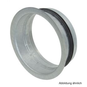 Wickelfalz Bundkragen, verzinkt, DN 80, 90 Grad