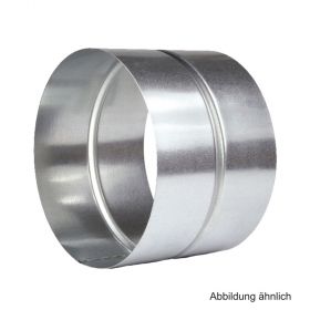 Wickelfalz Muffe, verzinkt, DN 224