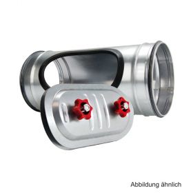 Wickelfalz Reinigungsöffnung, verzinkt, DN 100
