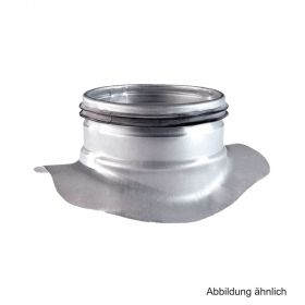 Wickelfalz Sattelstutzen, verzinkt, DN 80 auf 180-200