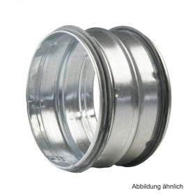 Wickelfalz Steckverbinder, verzinkt, DN 224