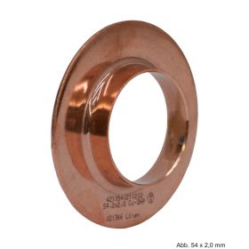 Winkelbordscheibe Kupfer zum Hartlöten 54 x 2,0 mm