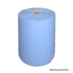 Putztuchrolle blau ca. 500 Abrisse 38 x 36 cm 3-lagig