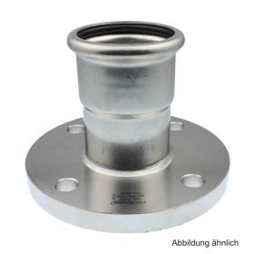 SEPPELFRICKE Edelstahl XPS510, Übergangsflansch PN 10/16, Ø 76,1 mm, 4 Löcher