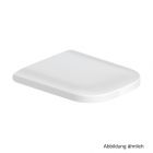 Duravit Happy D.2 WC-Sitz mit SoftClose Scharniere edelstahl, weiss, 0064590000