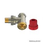 Danfoss MIO Ventilgehäuse M30x1,5, Eck, DN10 R 3/8, matt vernickelt