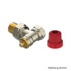 Danfoss MIO Ventilgehäuse M30x1,5, Eck, DN20 R 3/4, matt vernickelt