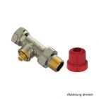 Danfoss MIO Ventilgehäuse M30x1,5, Durchgang, DN20 R 3/4, matt vernickelt