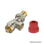 Danfoss MIO Ventilgehäuse M30x1,5, Axial, DN15 R 1/2, matt vernickelt