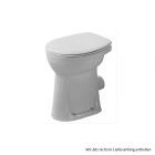 Duravit Sudan Stand-Flachspül-WC (+100mm) behinderteng., Abg. waagr., weiß