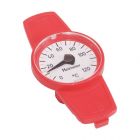 HEIMEIER Thermometer für Globo Kugelhahn DN 40 bis DN 50, Farbe "rot"