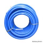 Uponor Uni Pipe PLUS Mehrschichtverbundrohr S10 WLS 035 weiß vorgedämmt 25x2,5 mm blau im Ring 50 m