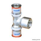 Uponor S-Press PLUS MLC T-Stück mit IG 20mm x 3/4" x 20mm