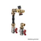 Oventrop Wärmemengenzähler-Anschluss-Set mit Cocon QTZ 180-1300 l/h, Eck