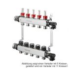 Oventrop Multidis SF Edelstahl-Verteiler 1" für 11 Kreise, 0-5 l/­min