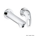 GROHE Eurostyle 2-Loch-WT-Wandbatterie Fertigmontageset chrom, 19571003
