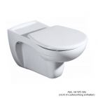 Geberit Wand-Tiefspül-WC Vitalis mit 70cm Ausladung, weiß, 201500000