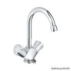 GROHE Costa Waschtisch-Einlochbatterie m. Schwenkauslauf & versenkb. Kette,chrom