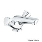 GROHE Costa Waschtisch-Einlochbatterie mit Ablaufgarnitur, verchromt 21390001