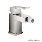 GROHE Eurocube EH-Bidetbatt. mit Zugstangen-Ablaufgarni. supersteel, 23138DC0