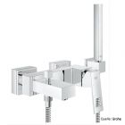 GROHE Eurocube EH-Wannenbatterie Wandmont. Brausegrt. chrom, 23141000