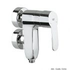 GROHE Eurostyle C Vertica EH-Brausebatt. Wandmontage chrom, 23300000