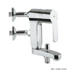 GROHE Eurostyle C Vertica EH-Wannenbatt. Anschlusswinkel 45° chrom, 23302000
