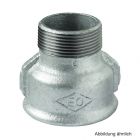Reduktionsmuffe I/ A verzinkt, Nr. 246,  1 1/4" x 1/2"