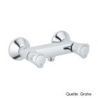GROHE Costa 2-Griff-Brausebatterie DN15 Wandmontage chrom, 26330001