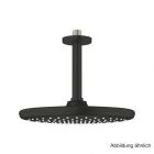 GROHE Tempesta 250 Kopfbrausenset DA 142mm 1 Strahl 9,5 l/minmatt black