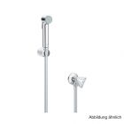 GROHE Temp.-F Trigger Spray 30 W.halterset 13,5l ASV Schl. 1,25 m chrom